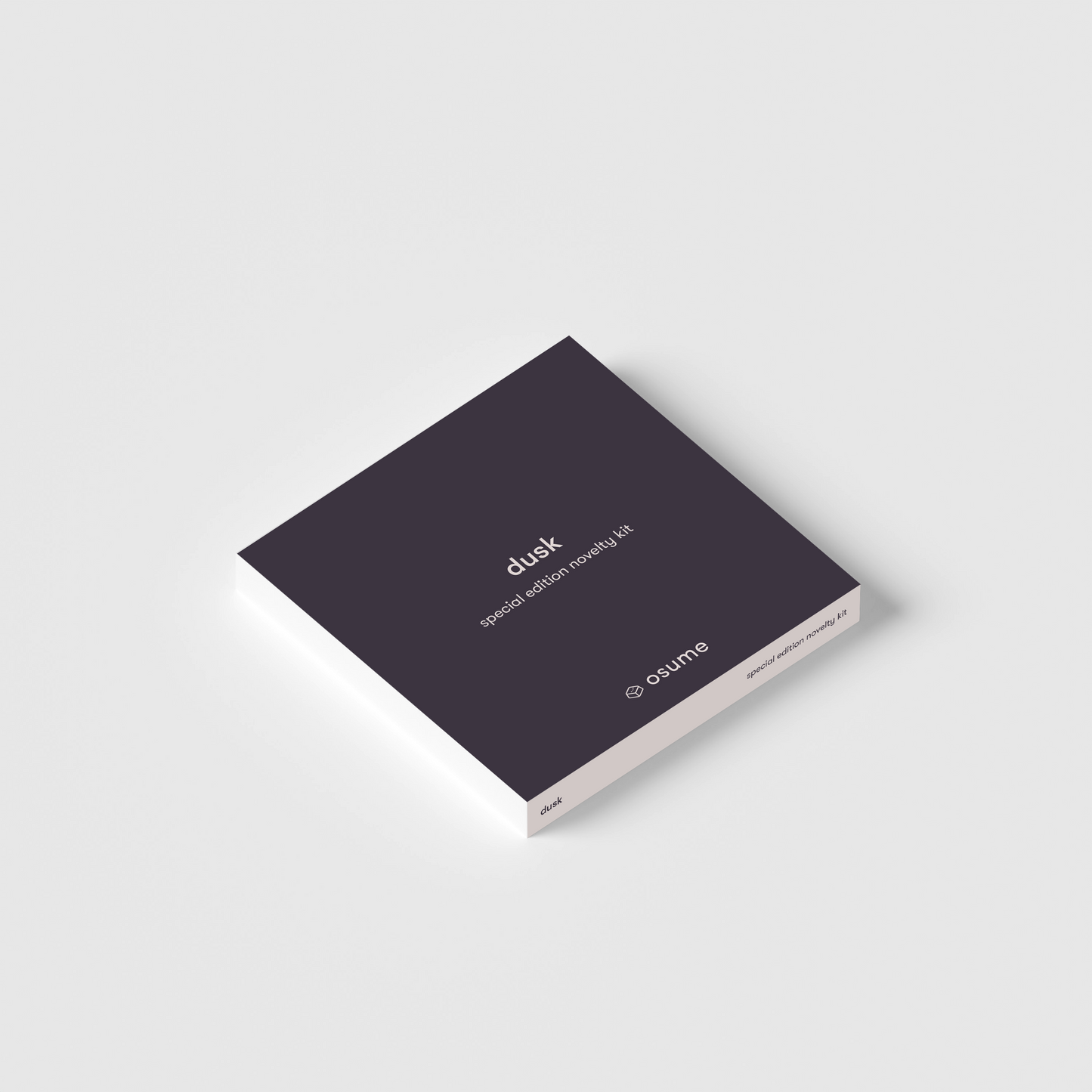 the square packaging of the special edition dusk novelty kit.