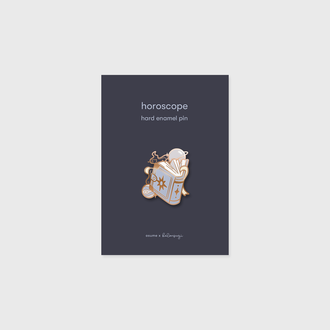 horoscope enamel pin