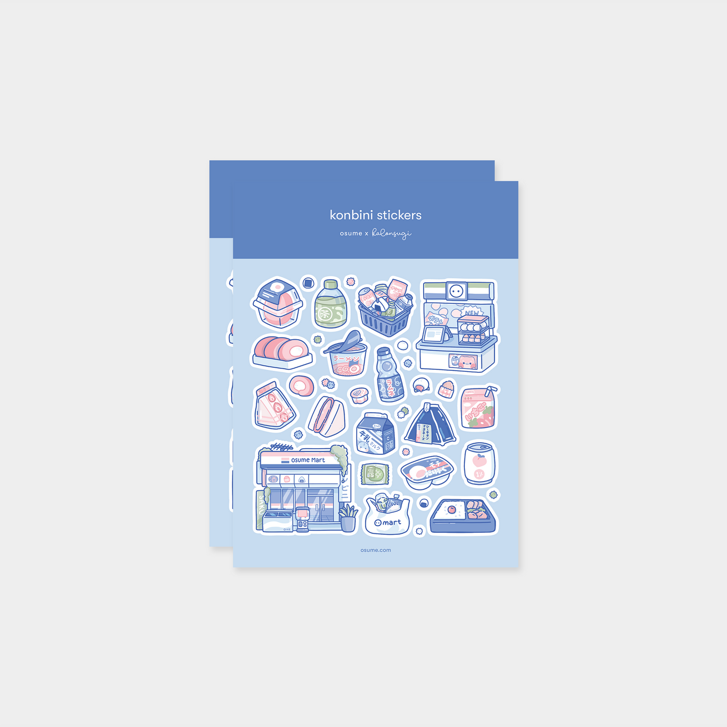 konbini stickers