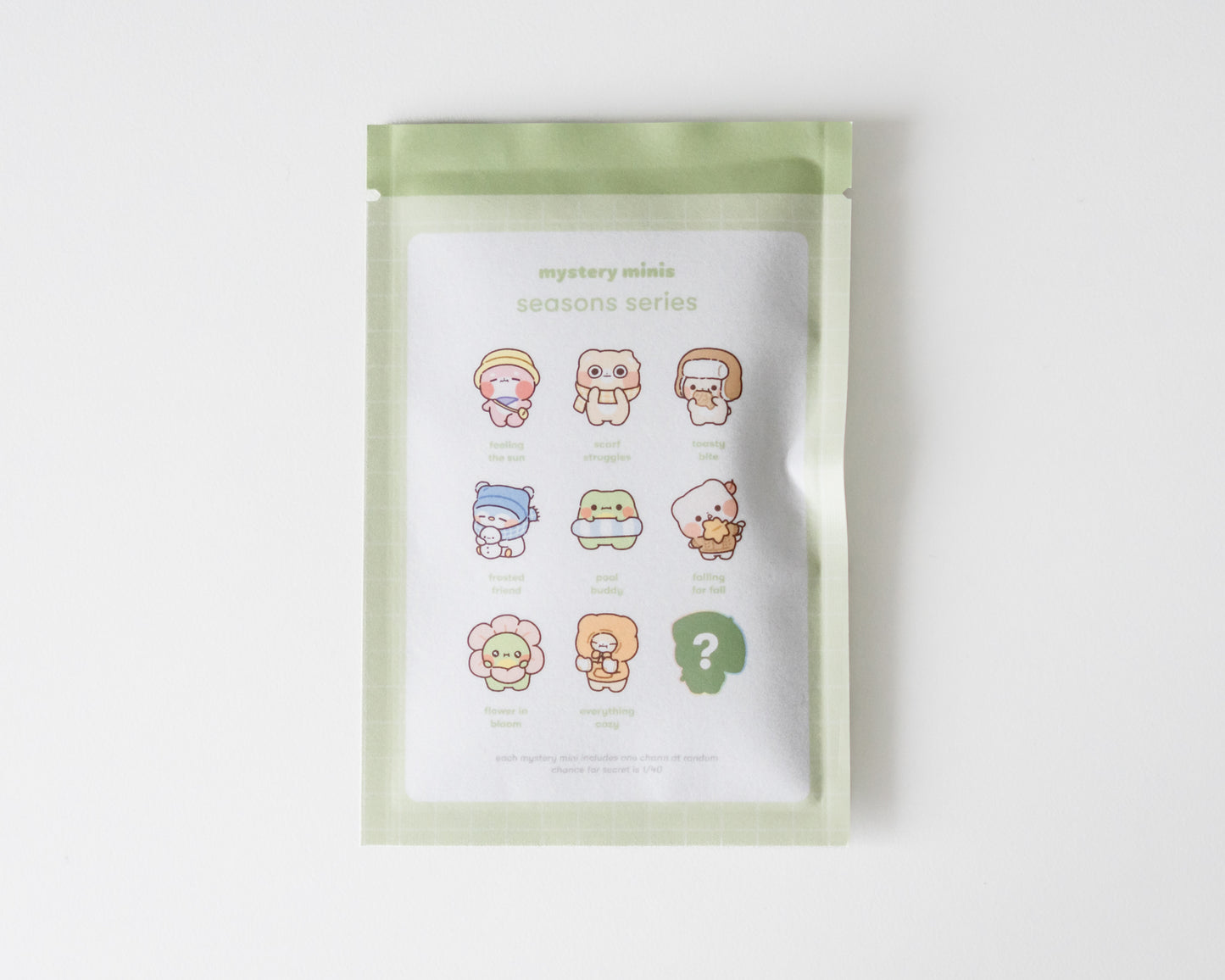 seasons surprise acrylic charms