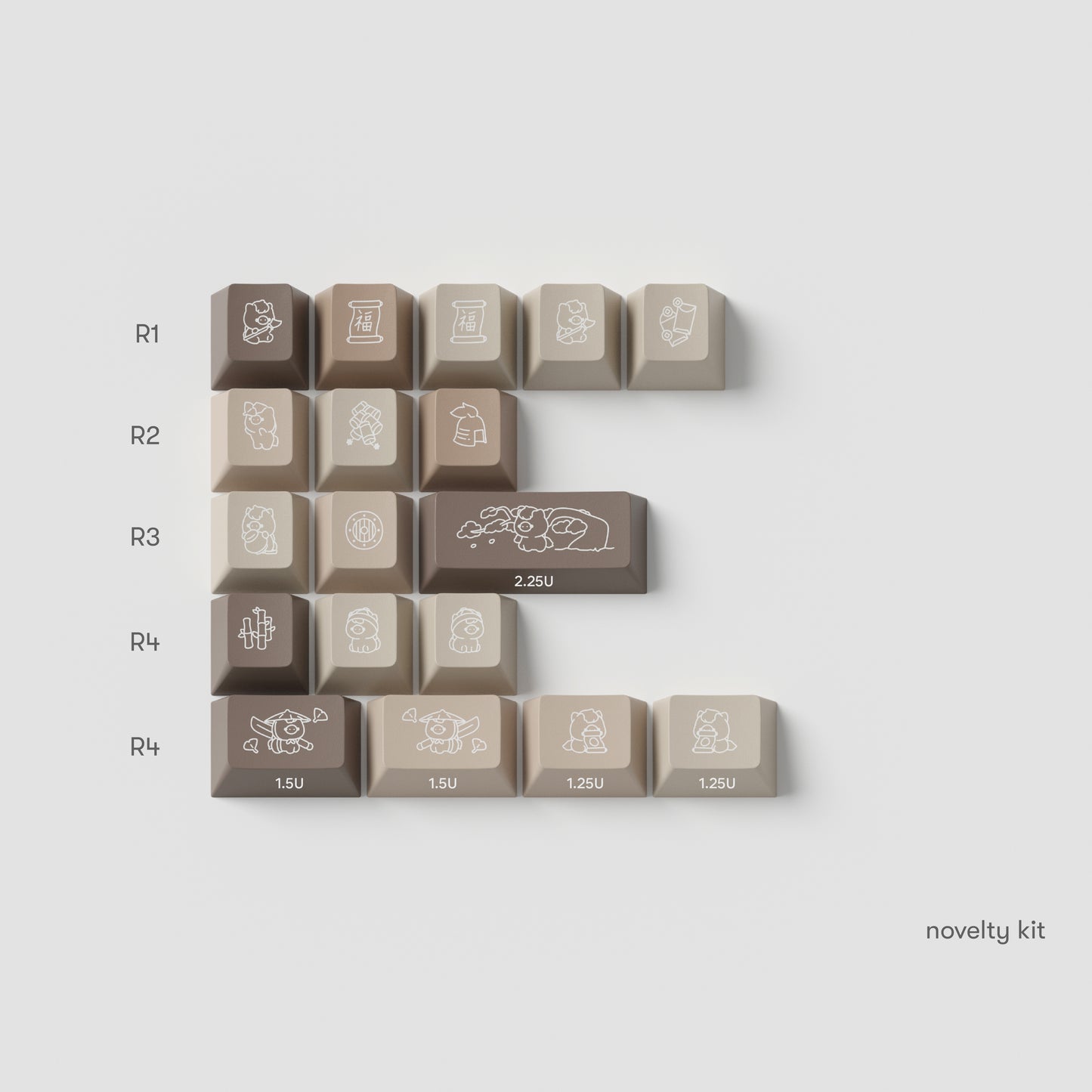 year of the horse keycaps