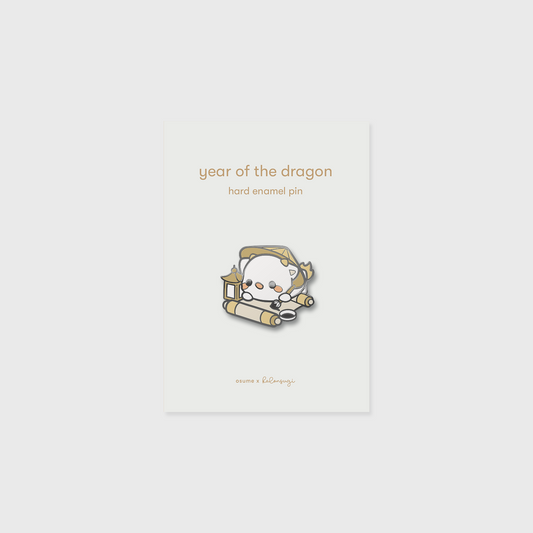 year of the dragon enamel pin