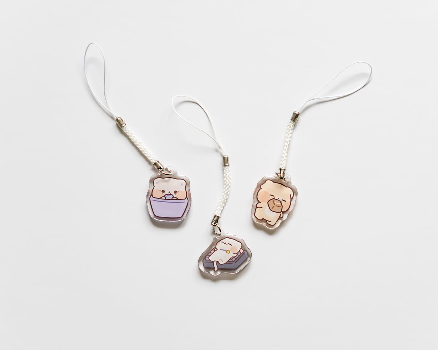 keyboard surprise acrylic charms