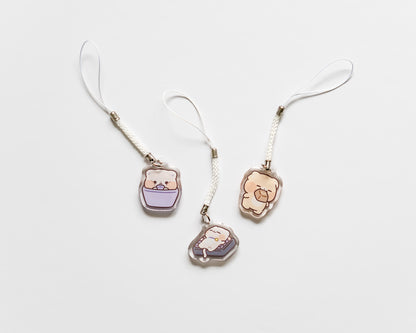 keyboard surprise acrylic charms