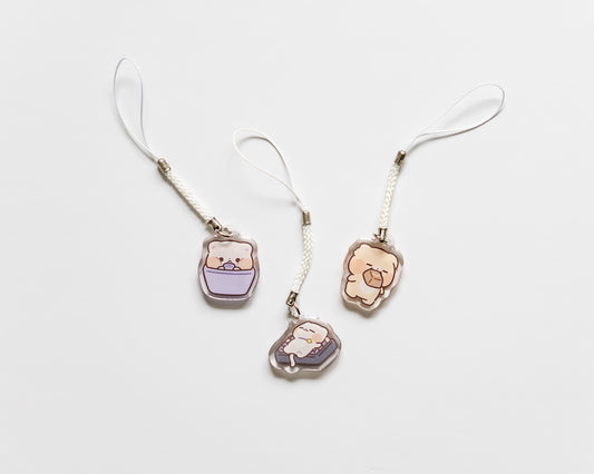 keyboard surprise acrylic charms