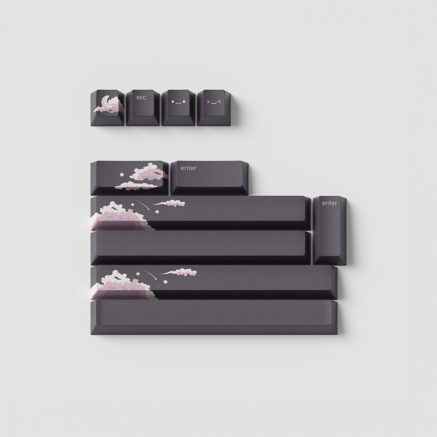 the special edition dusk novelty keys in cherry profile.