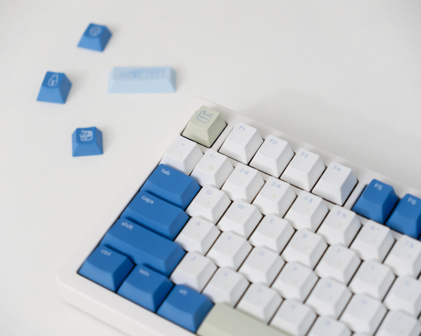 konbini 그린 키캡 세트