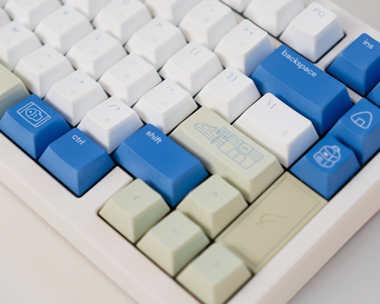 konbini 그린 키캡 세트