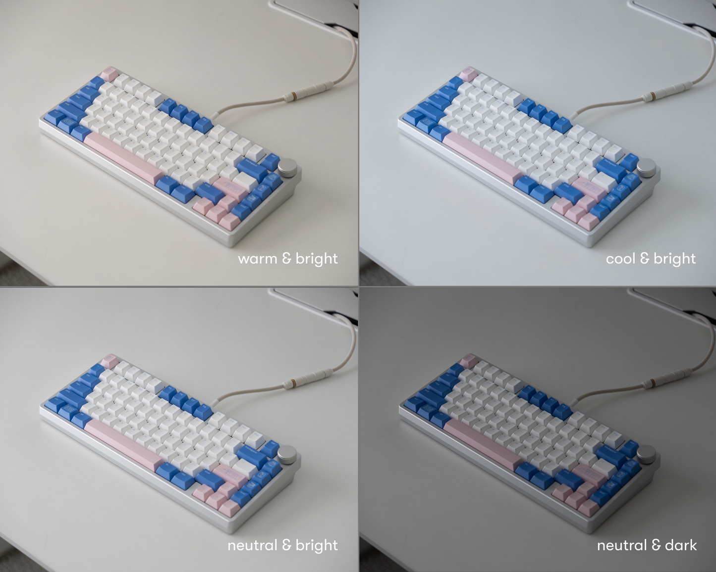 konbini 파랑 키캡 세트