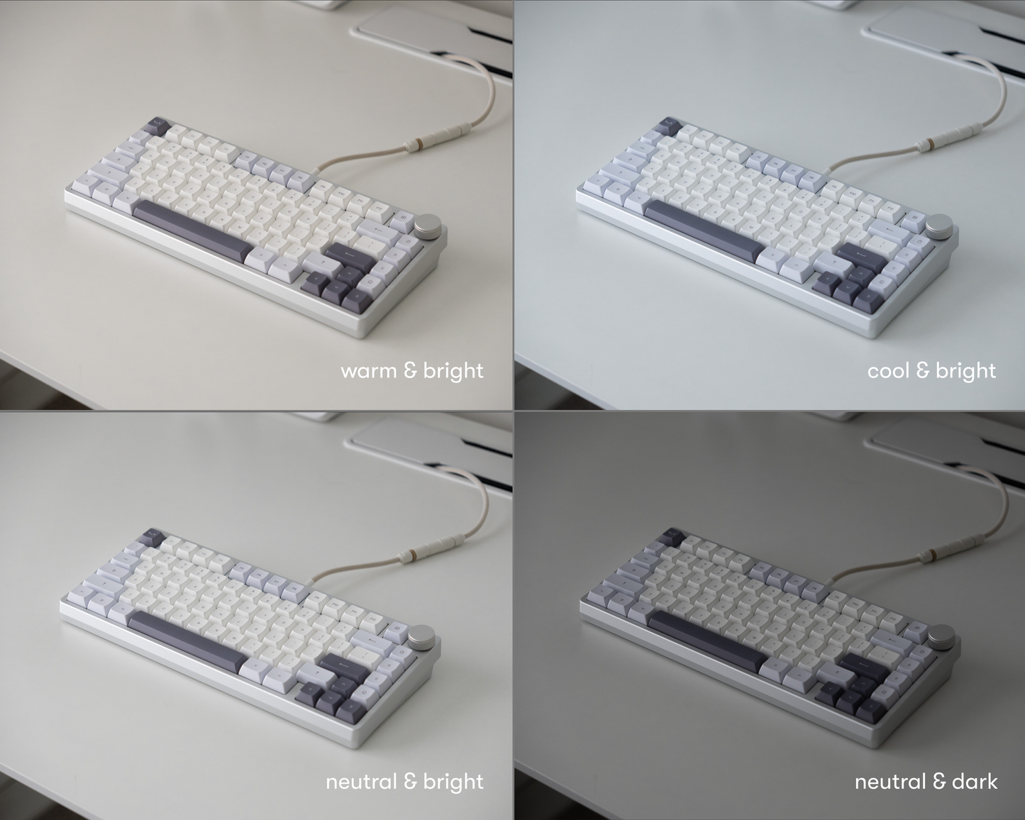 lilac dreams marshmallow keycaps