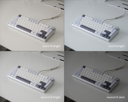 lilac dreams marshmallow keycaps