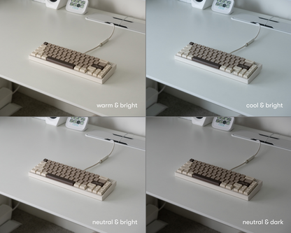 mocha marshmallow keycaps