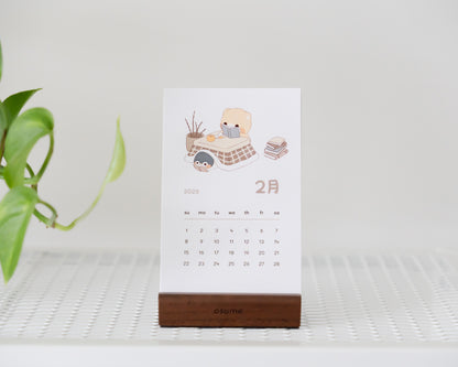 wooden calendar set