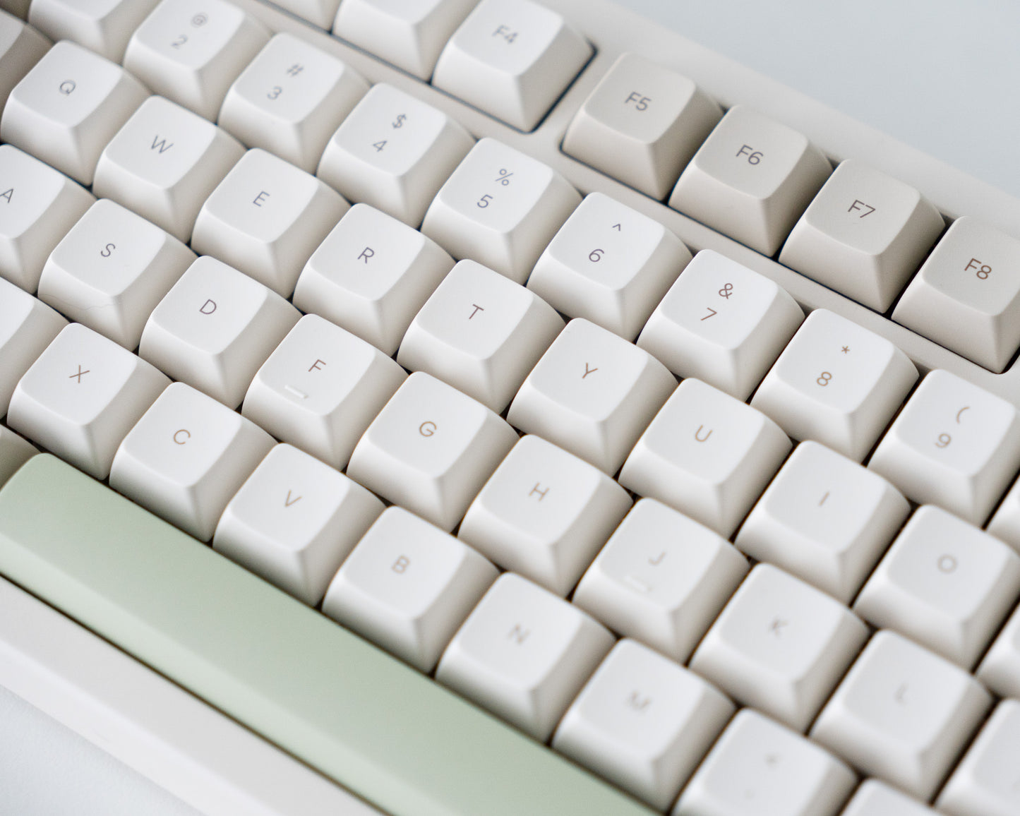 café marshmallow keycaps