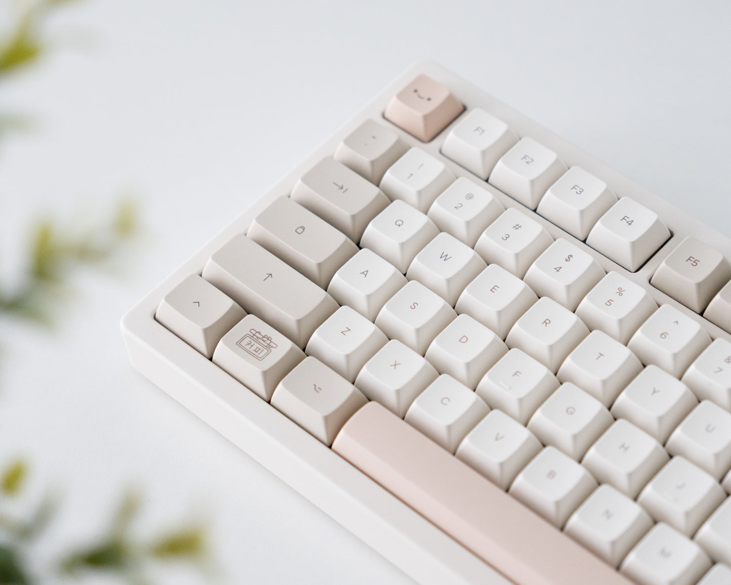 café rose marshmallow keycaps
