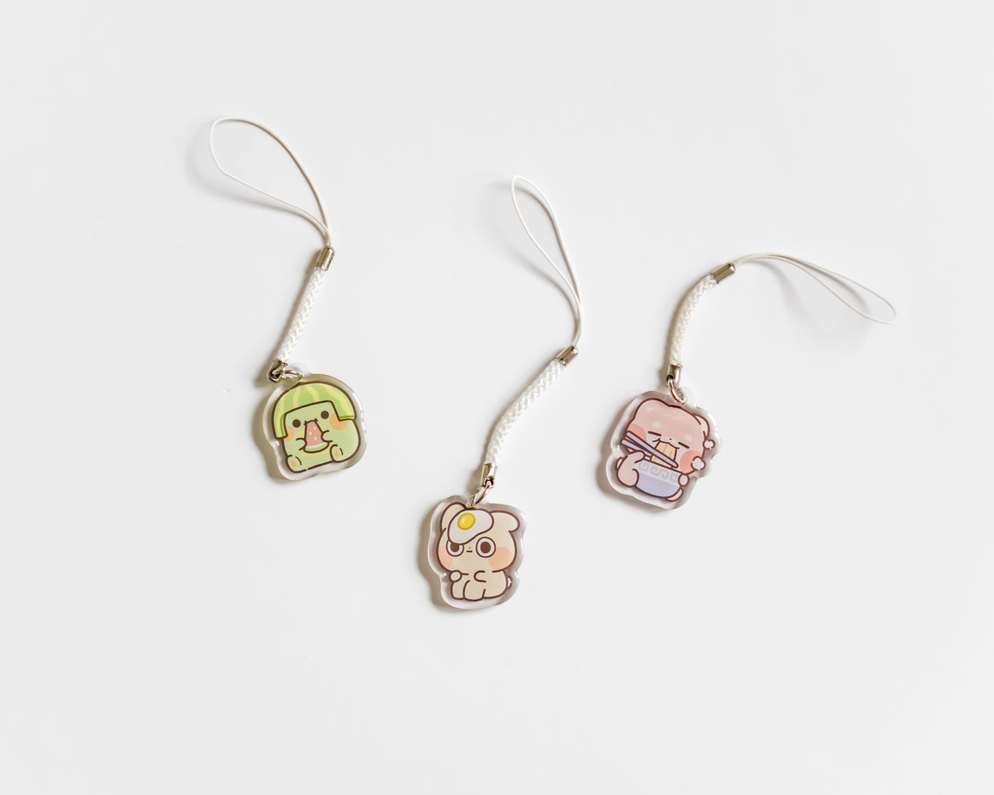 food surprise acrylic charms