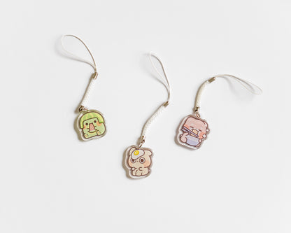 food surprise acrylic charms