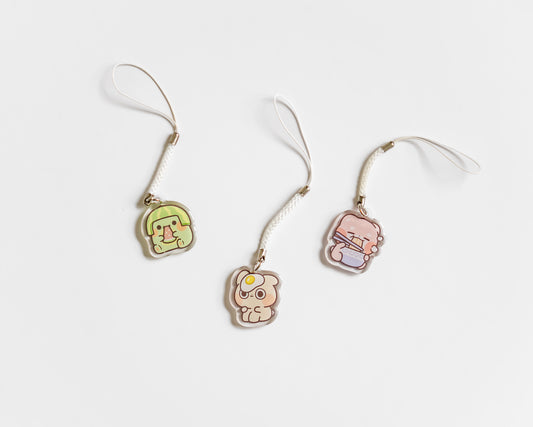 food surprise acrylic charms