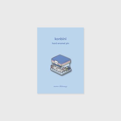 konbini enamel pin