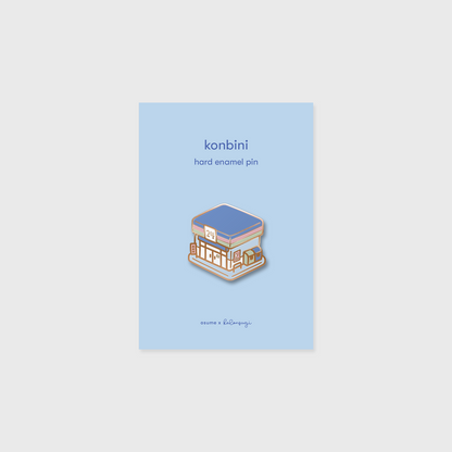 konbini enamel pin