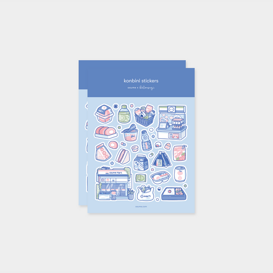 konbini stickers
