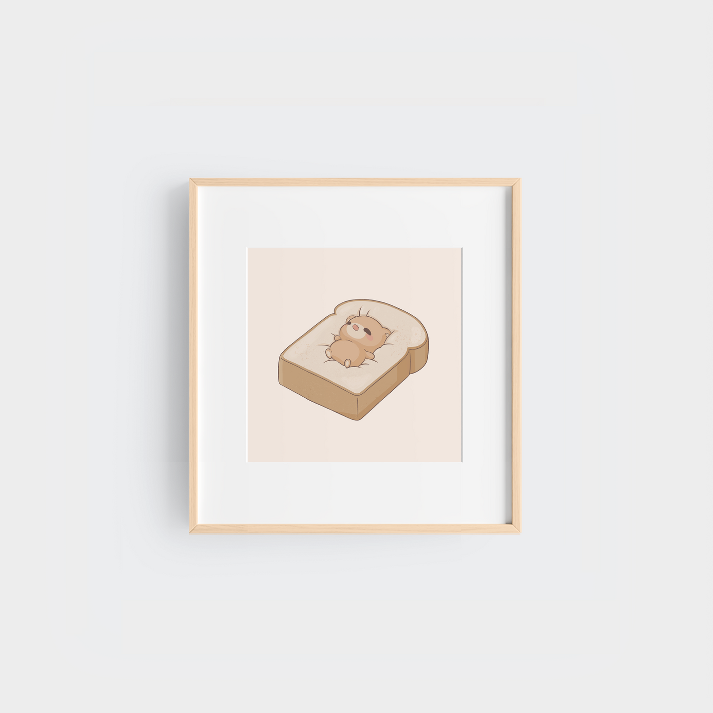 kopi and bread art print