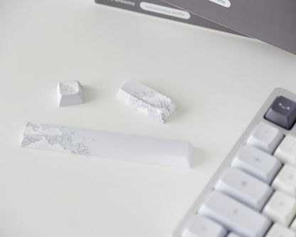 lilac dreams marshmallow keycaps