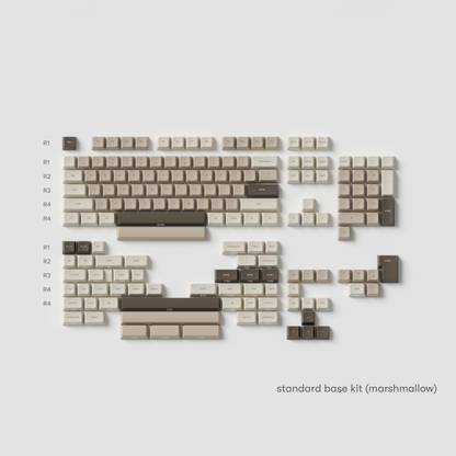 mocha marshmallow keycaps