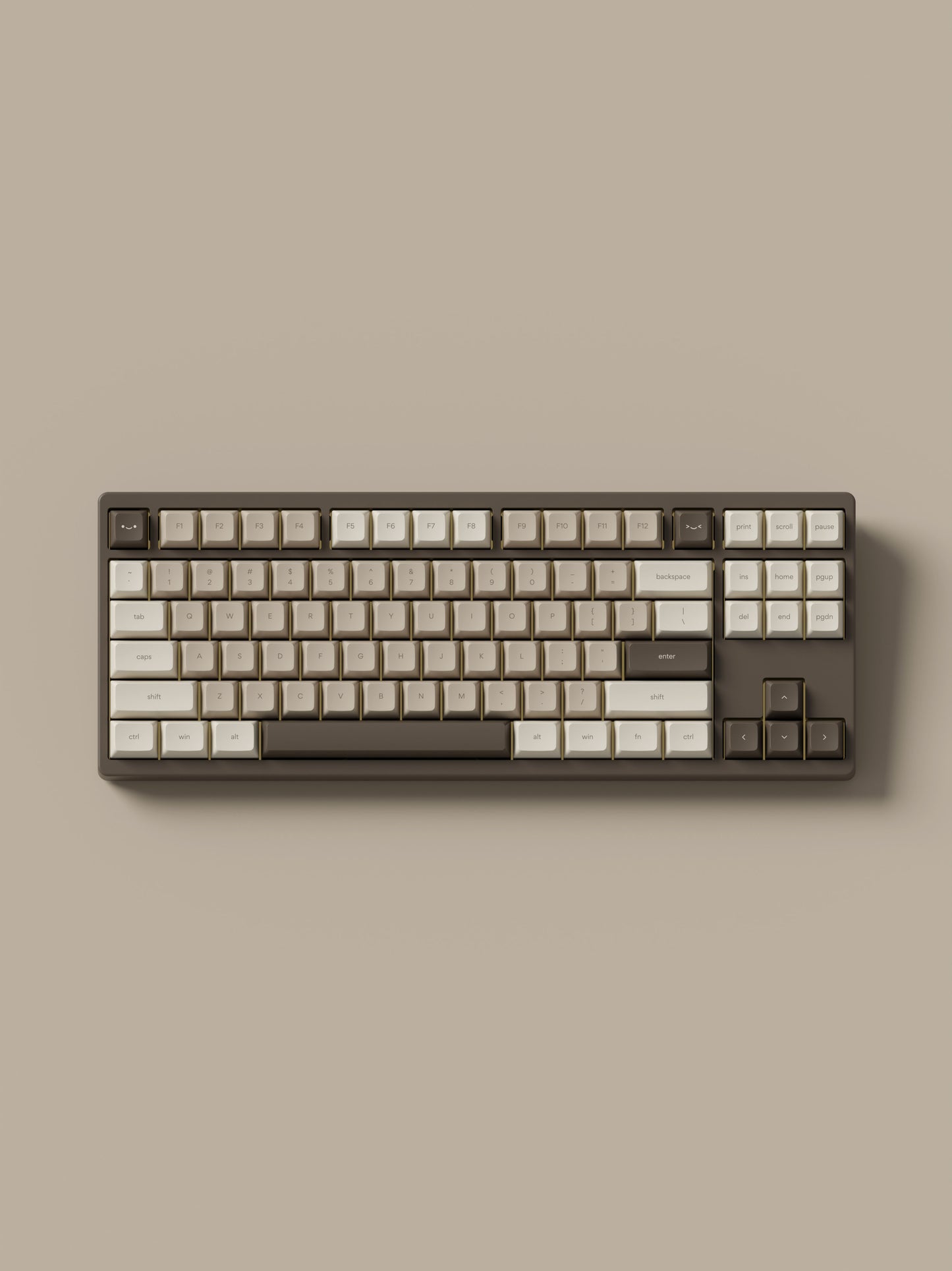 mocha marshmallow keycaps