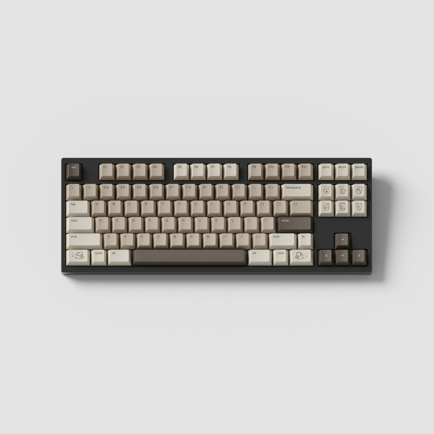 mocha keycaps