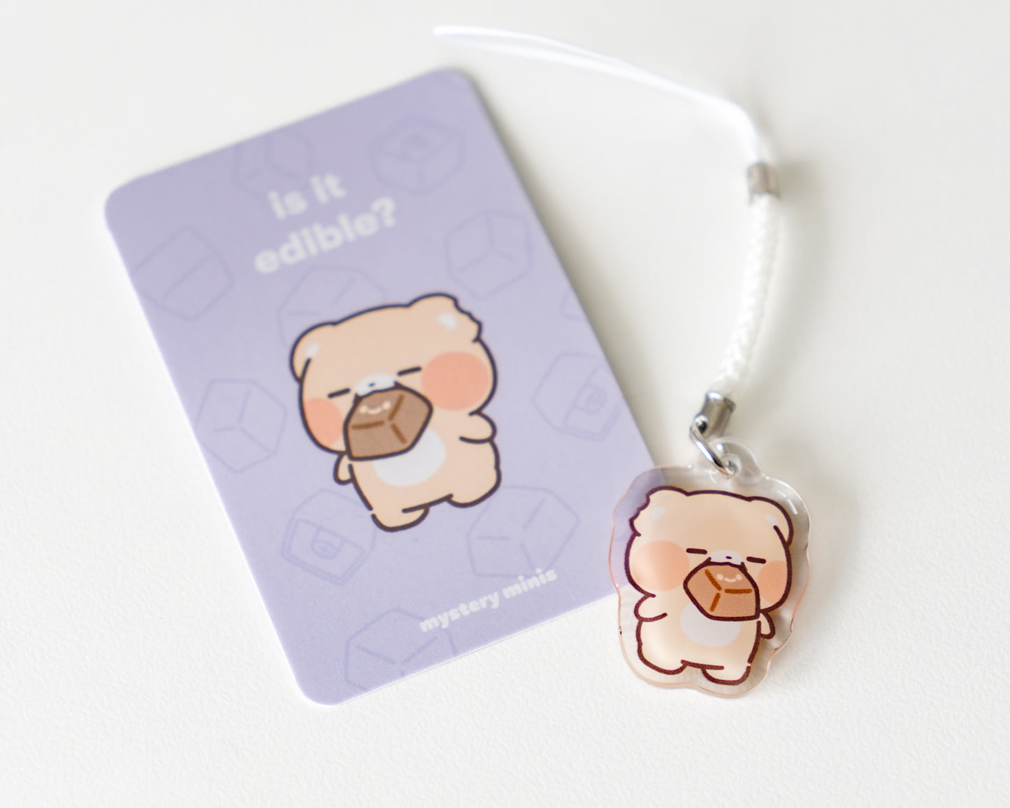 keyboard surprise acrylic charms