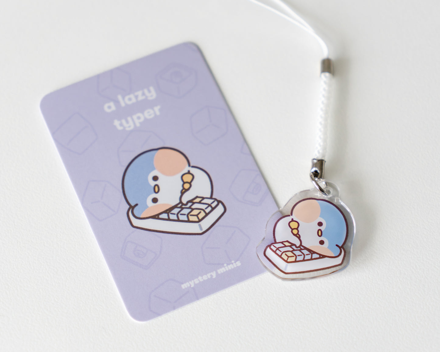 keyboard surprise acrylic charms