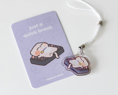 keyboard surprise acrylic charms
