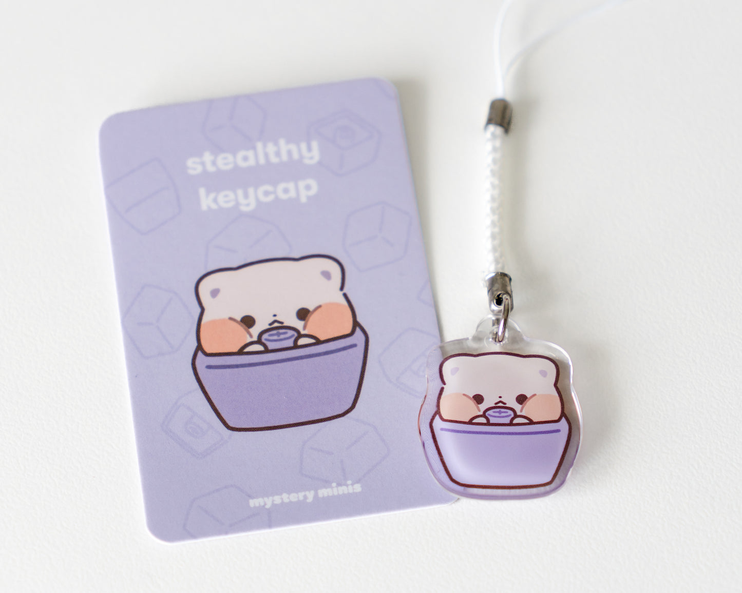 keyboard surprise acrylic charms