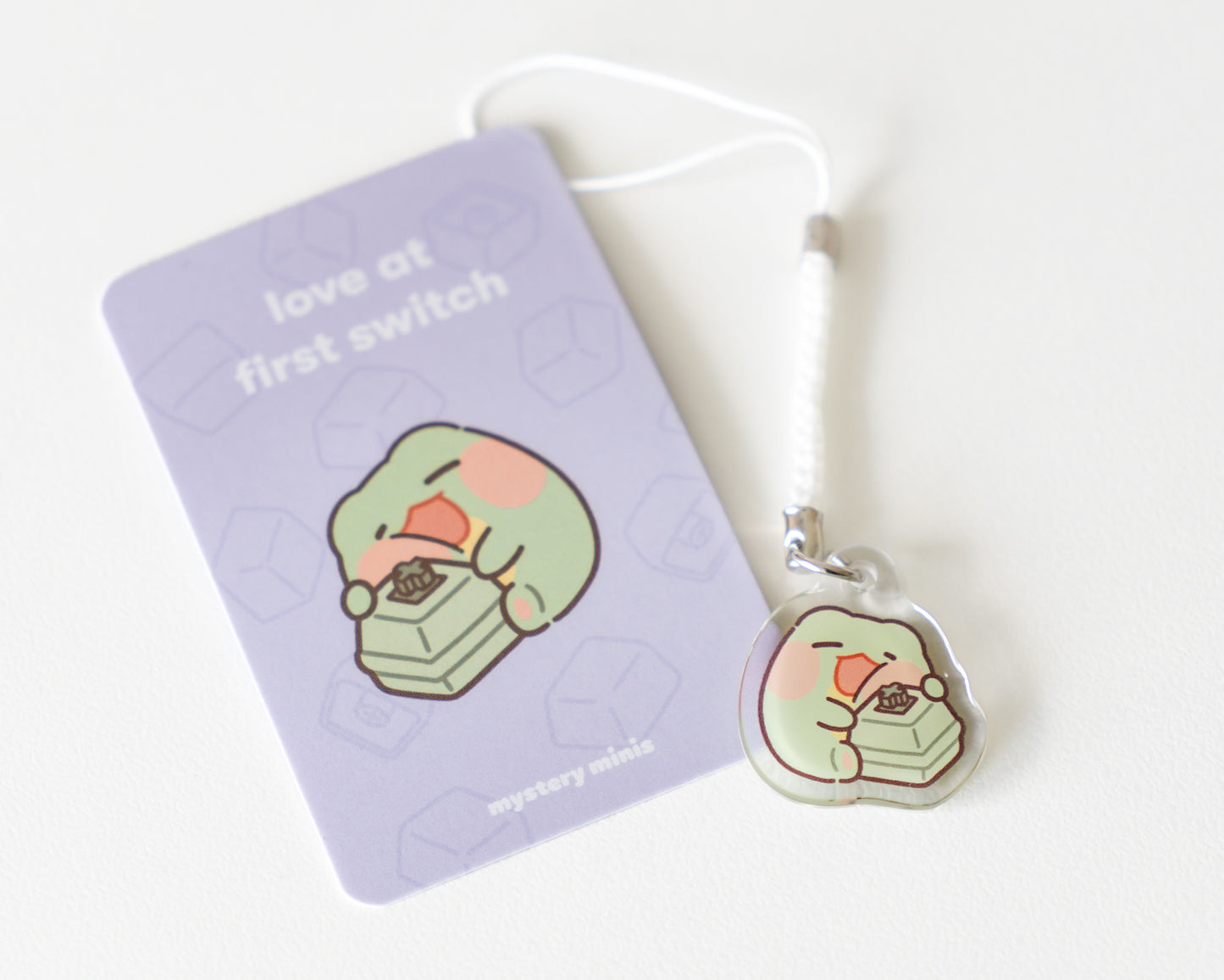 keyboard surprise acrylic charms