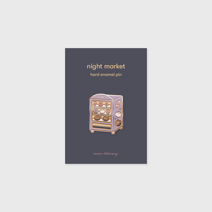 night market enamel pin