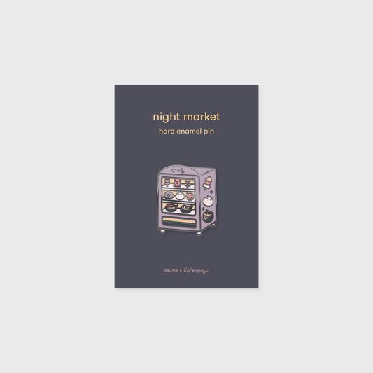 night market enamel pin