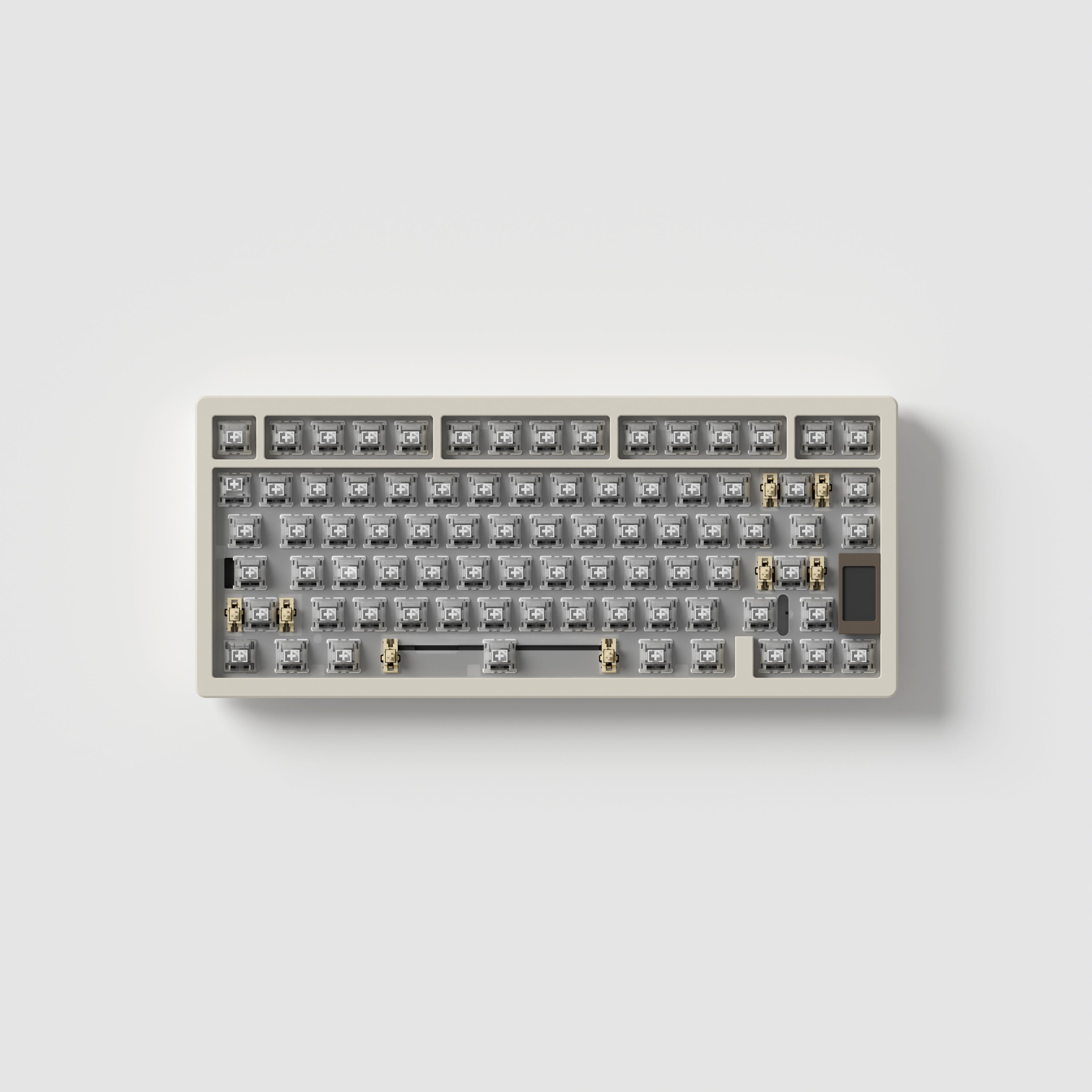 osume キーボード play75 キーキャップ mochi ホワイト play75