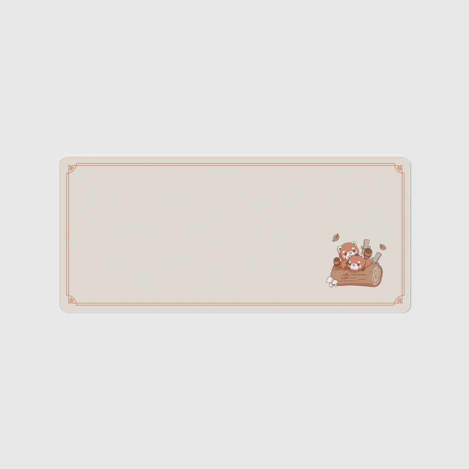 red panda standard deskmat