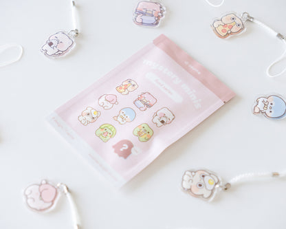 food surprise acrylic charms