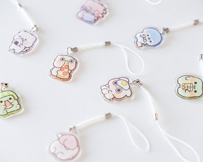 food surprise acrylic charms