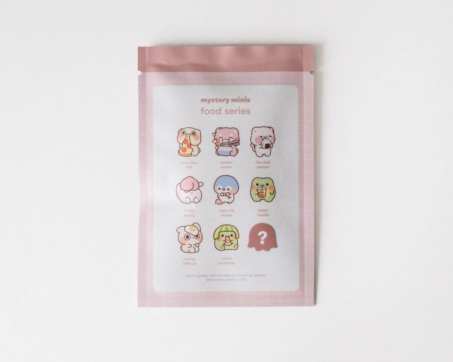 food surprise acrylic charms