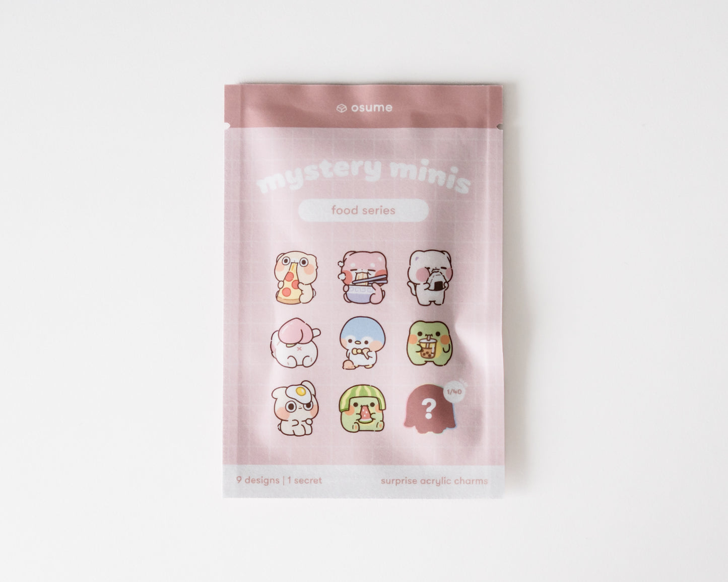 food surprise acrylic charms