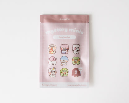 food surprise acrylic charms