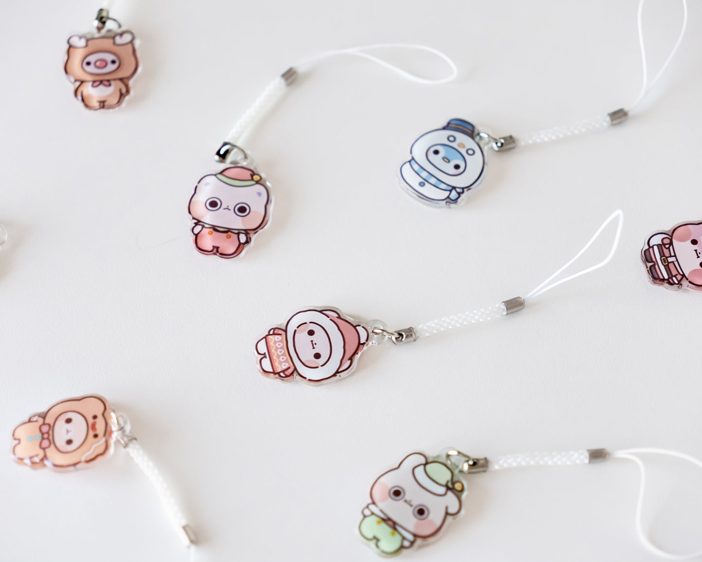 holiday surprise acrylic charms