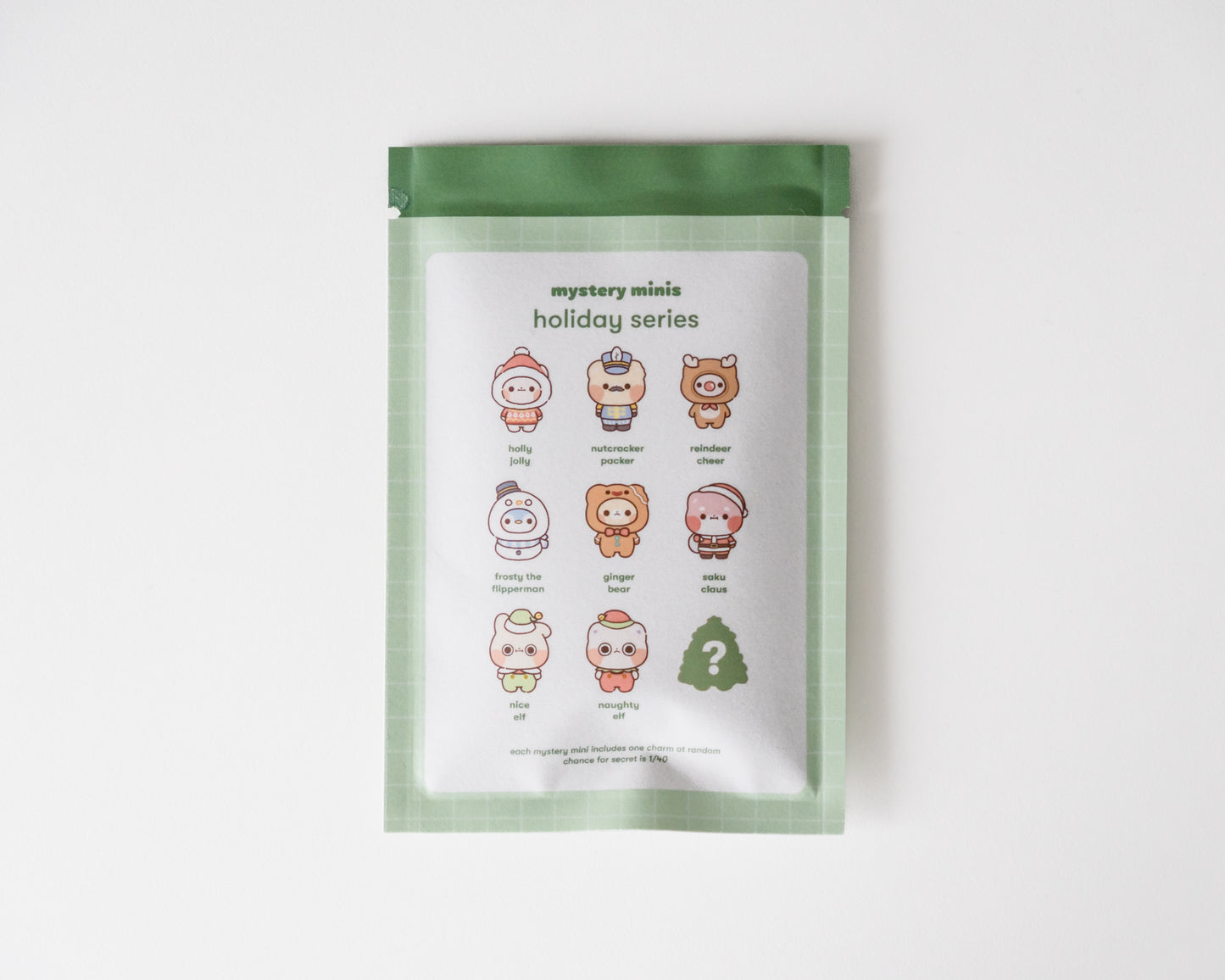 holiday surprise acrylic charms