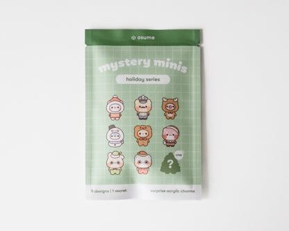 holiday surprise acrylic charms