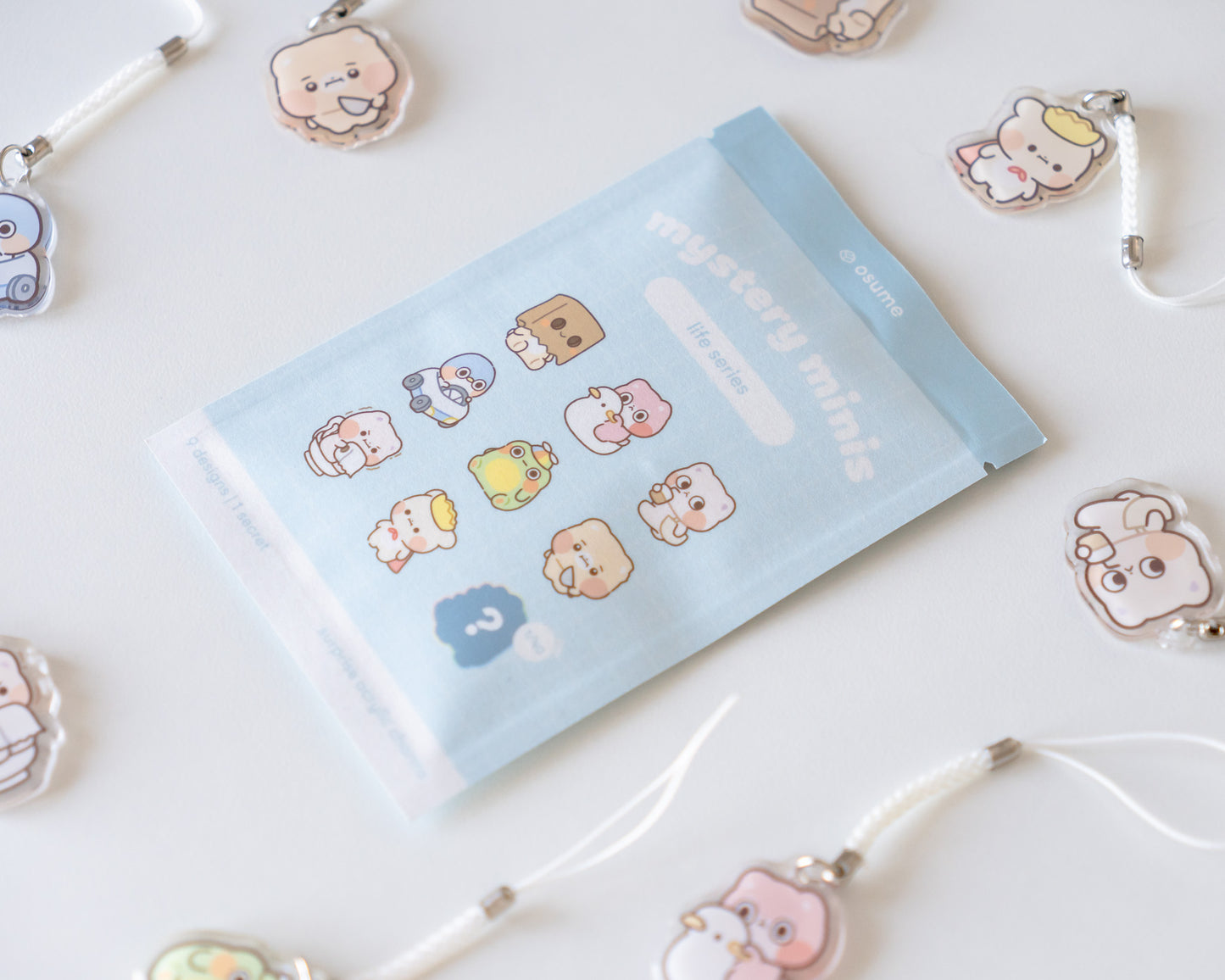 life surprise acrylic charms