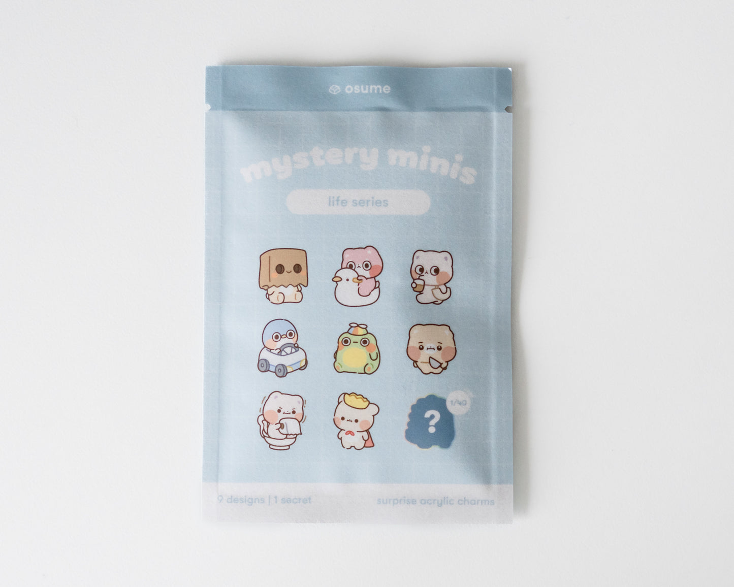 life surprise acrylic charms