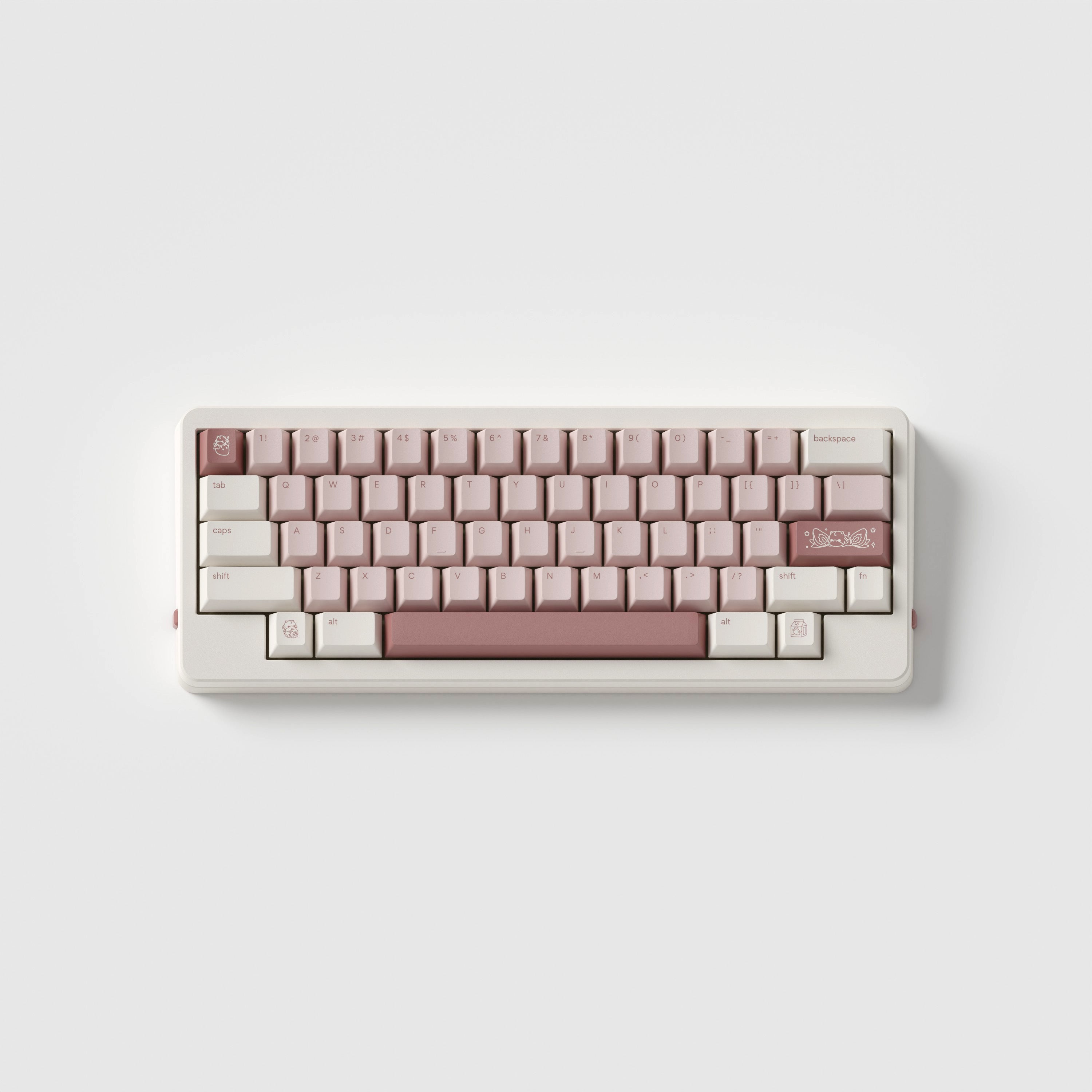 【安い正規品】osume strawberry milk keycaps キーボード